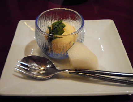 花万葉 店内　デザート