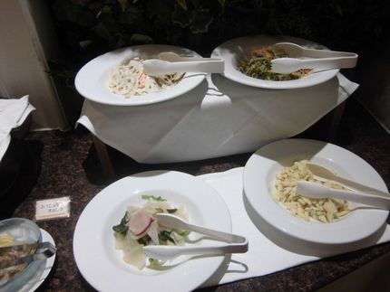 ビュッフェ、前菜4種